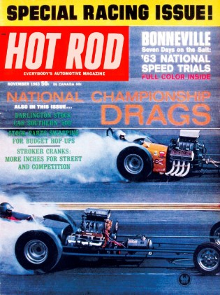 HOT ROD 1963 NOV - AVANTI, BONNEVILLE